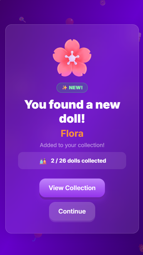 Doll Reward